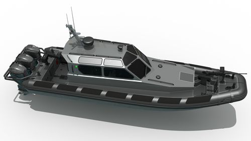 Patrouillenboot Berufsschiff - MRC1150 - Madera Ribs - Außenborder / Festrumpf-Schlauchboot