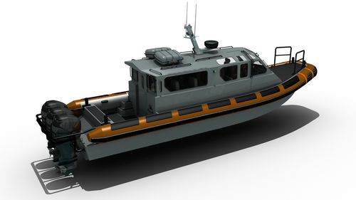 Crewboot-Berufsschiff - MRC1150  - Madera Ribs - Außenborder / Festrumpf-Schlauchboot