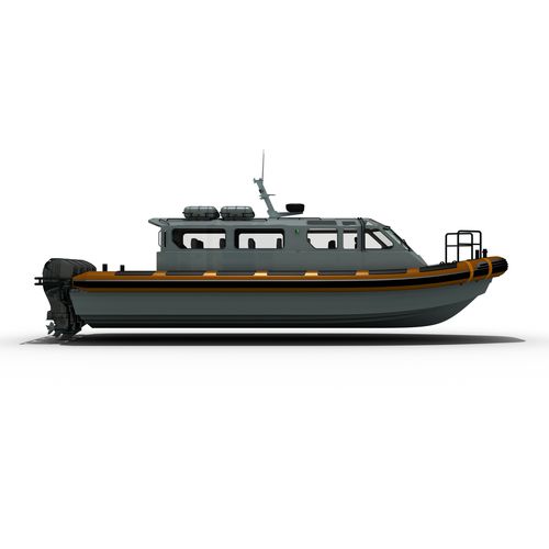 Crewboot-Berufsschiff - MRC1250  - Madera Ribs - Außenborder / Festrumpf-Schlauchboot