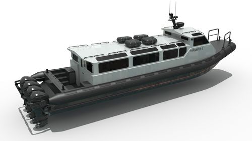 Crewboot-Berufsschiff - MRC1500 CABIN - Madera Ribs - Außenborder / Festrumpf-Schlauchboot