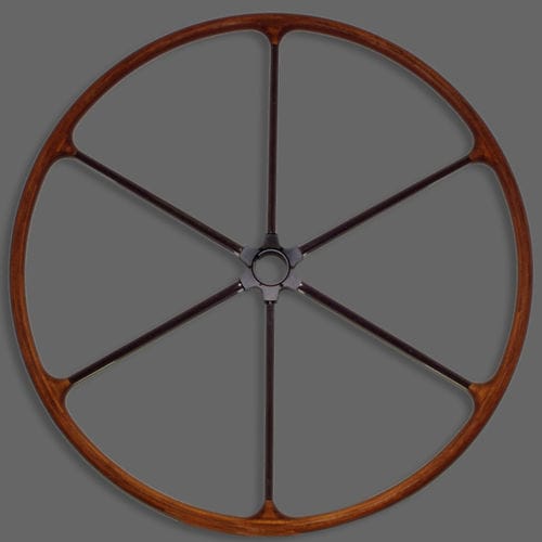Steuerrad für Segelboot - TCE-Engineering - Teakholz / Carbon / Segelbootrennen