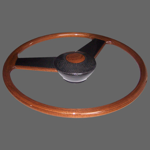 Motorboot-Lenkrad / Teakholz - TCE-Engineering - Segelbootrennen
