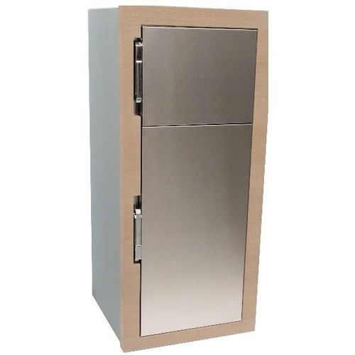 Kombinierter Kühl- und Gefrierschrank für Yacht - Frigonautica - Einbau / Frontlader / Edelstahl