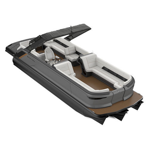 Außenborder-Pontonboot - 22 - Manitou Pontoon Boats - tri-tube / Open / mit Seitenkonsole