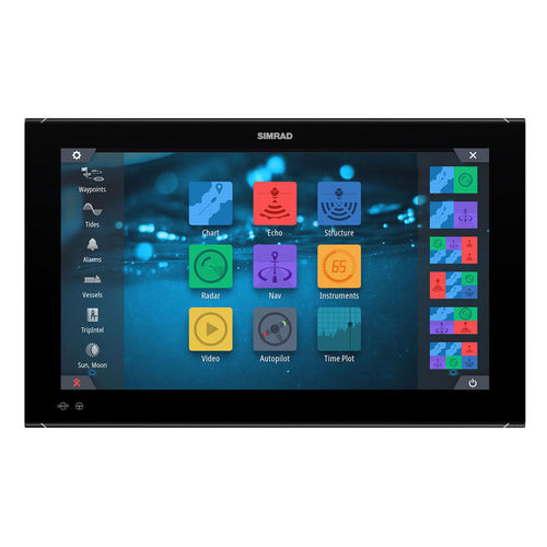 Display für Boot - NSO evo3 - Simrad Yachting - Navigationssystem / Sonar / Radar