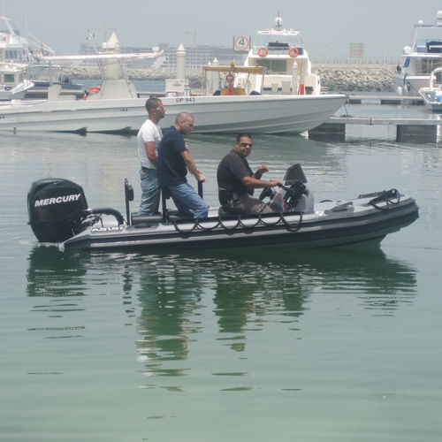 Außenborder-Berufsschiff - 4.1 M - ASIS BOATS - Aluminium / Festrumpf-Schlauchboot