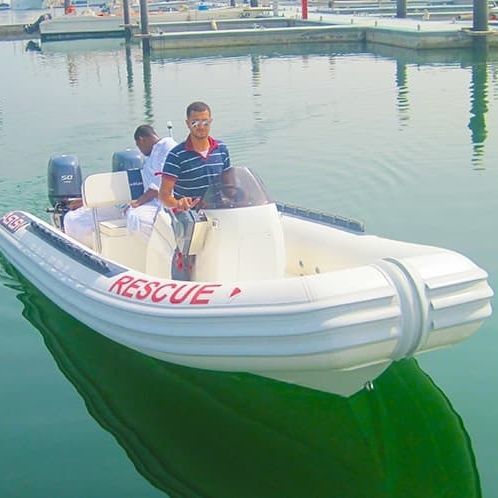 Patrouillenboot Berufsschiff - 5.5 M - ASIS BOATS - Rettungsboot / Außenborder / Glasfaser
