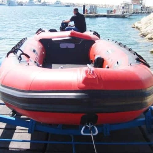 Außenborder-Schlauchboot - 4.7 M - ASIS BOATS - faltbar / für Rettungsmanöver / max. 9 Personen