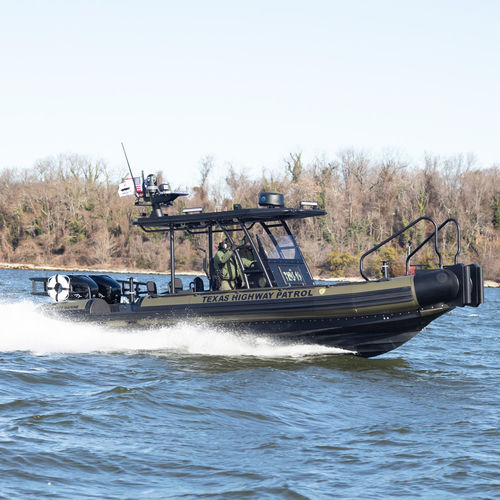 Außenborder-Schlauchboot - 9.5 M - ASIS BOATS - zweimotorig / RHIB / mit Mittelkonsole