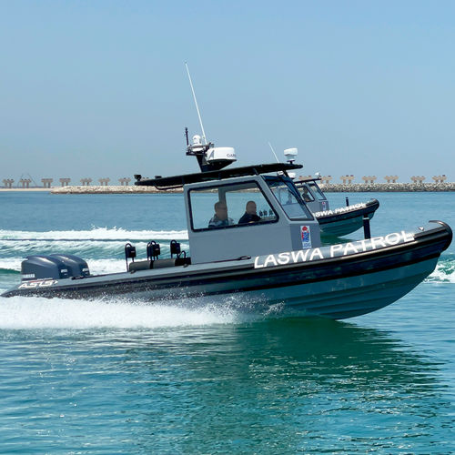 RHIB-Schlauchboot - 8 M - ASIS BOATS - schnell / Mehrzweck / für Rettungsmanöver