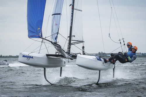 Regatta-Sportkatamaran - 17 Olympic - Nacra Sailing - Zweihand / mit Doppeltrapez / NACRA 17