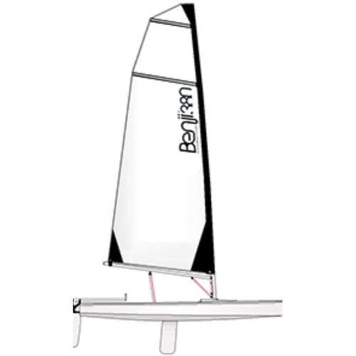Einhandjolle - benji 380 XC2 Trophy jn - Gehull centreboards - Skiff / Regatta / Freizeit