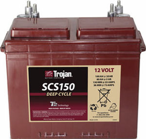 Batterie für Marineanwendungen - SCS150 - Trojan Battery Company - 12 V / Blei-Säure / Blei