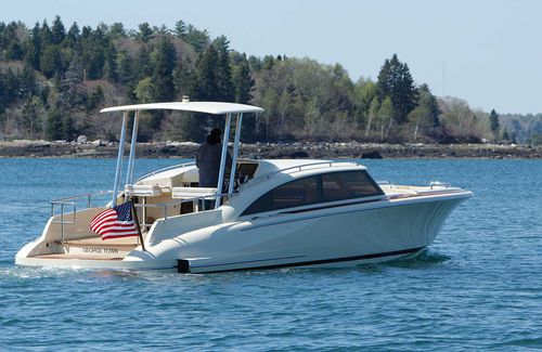 Innenborder-Yachttender - 12.0 AFT HELM LIMOUSINE - Hodgdon Yachts - einmotorig / Open / mit Kabine