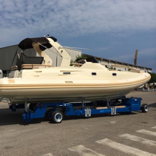 Anhänger für Materialumschlag - MBT 15 - ABI TRAILERS - für Boot / für Werft / mit Eigenantrieb