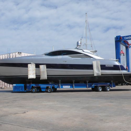 Anhänger für Materialumschlag - MBT 80 - ABI TRAILERS - für Boot / für Werft / mit Eigenantrieb
