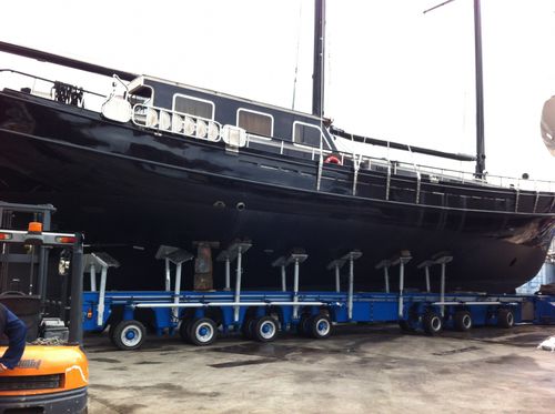 Anhänger für Materialumschlag - MBT 250 - ABI TRAILERS - Straße / für Boot / für Werft