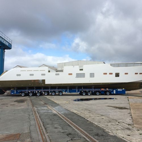 Anhänger für Materialumschlag - MBT 300 - ABI TRAILERS - Straße / für Boot / für Werft