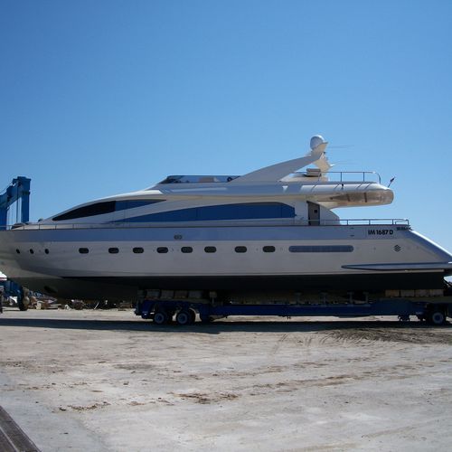 Anhänger für Materialumschlag - MBT 100 - ABI TRAILERS - für Boot / für Werft / mit Eigenantrieb