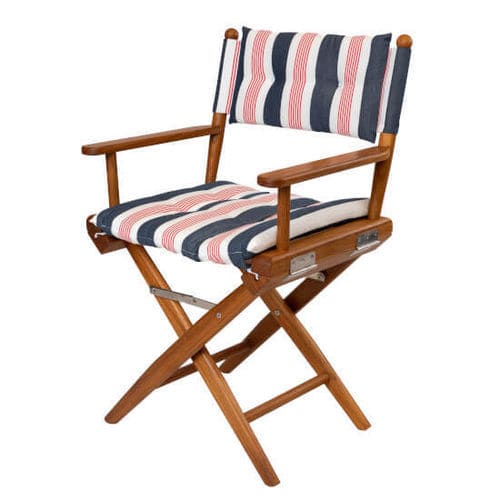 Versenkbarer Regiestuhl - 3220.3275a - ARC Marine - klappbar / weiß / rot