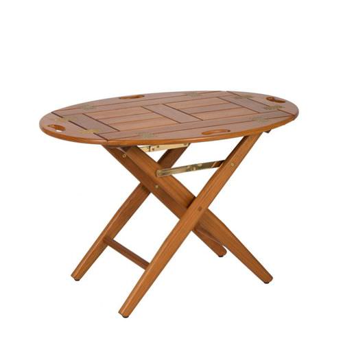 Beistelltisch für Boot - butler - ARC Marine - klappbar / Teakholz