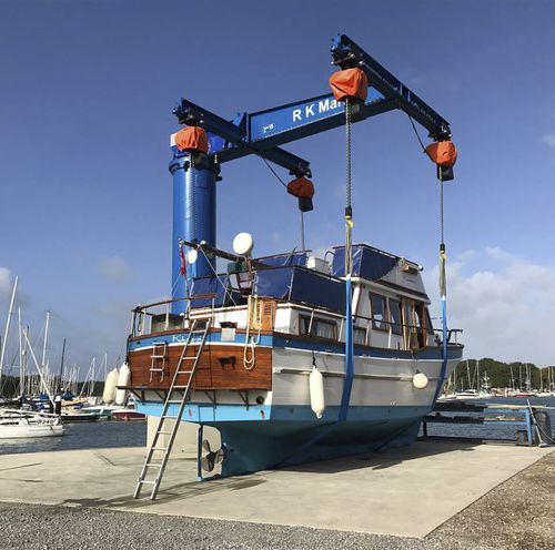 Hafenkran - JIB 15 - 4 HOISTS - ASCOM - für Werft / für Yachthafen / Ausleger