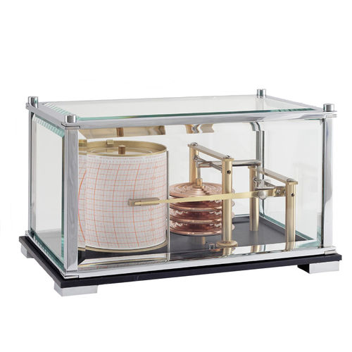 Analoger Barograph - COMPACT CHROME PLATED VERSION - NAUDET - Chrom