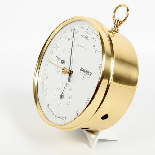 Analoges Barometer - DIAL 12CM - NAUDET - weiß / Thermometer / Hygrometer