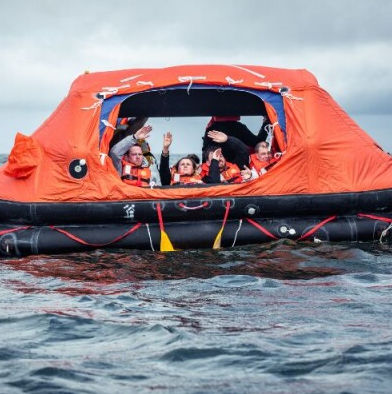 Rettungsinsel für Schiffe - Survitec - 50 Plätze / Sechssitzer / 8 Plätze