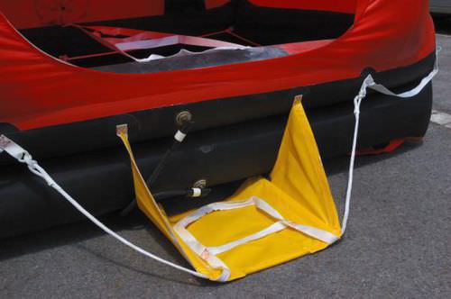Rettungsinsel für Schiffe - DSB ISAF - Deutsche Schlauchboot - selbstaufrichtend / aufblasbar