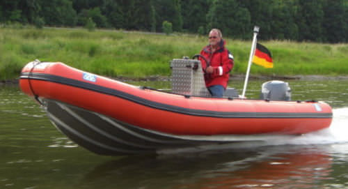 Außenborder-Schlauchboot - DSB 5.6 SR - Deutsche Schlauchboot - halbstarr / mit Mittelkonsole