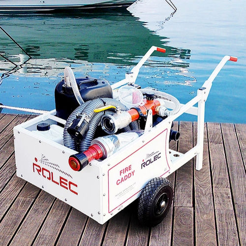 Feuerschutz-Wagen - CADDY - Rolec Services - für Steg
