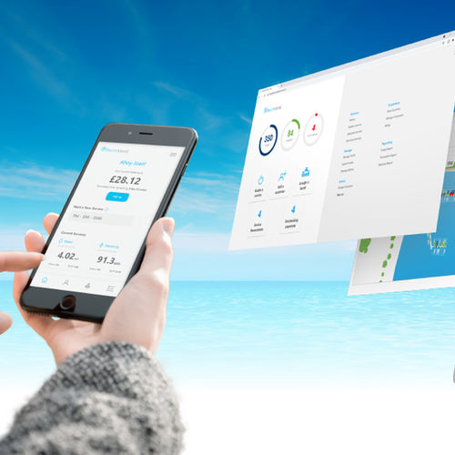 App zur Verwaltung der Bootspräsenz - BerthVend - Rolec Services - für Wasserverteilersäule / für Stromverteilersäule / für Boot