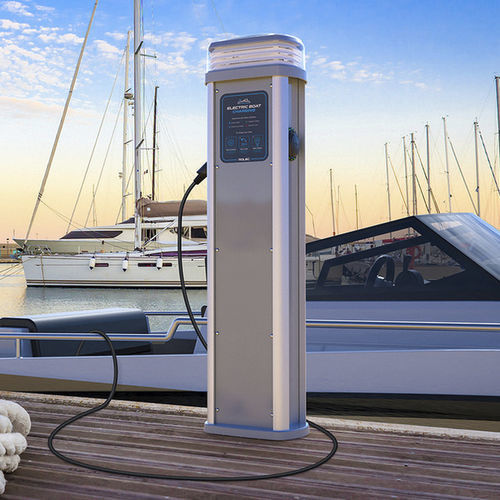 Elektrische Säule - Rolec Services - Elektrolade / für Steg / für Yachthafen
