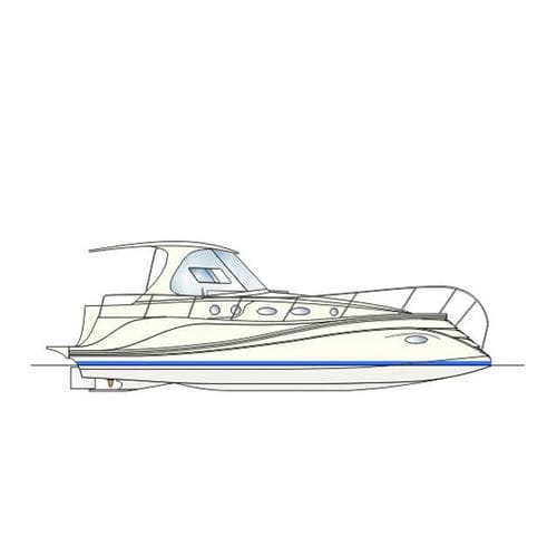 Express-Cruiser / Innenborder - 393 Illuminatus - Tes Yacht - Diesel / Open / für Kreuzfahrten