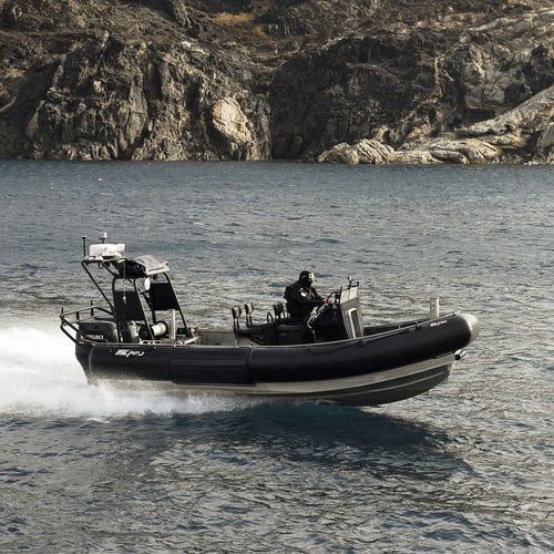 Nutzfahrzeug Berufsschiff -  SRA 900 OB - Zodiac Milpro International - Außenborder / Aluminium / Festrumpf-Schlauchboot