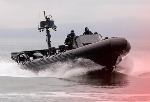 Außenborder-Berufsschiff - ZH 1100 CDO - Zodiac Milpro International - Aluminium / Festrumpf-Schlauchboot