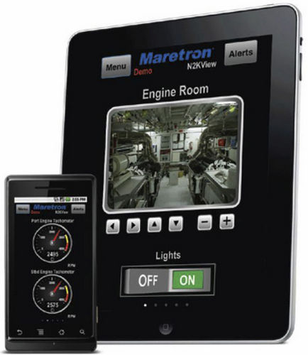 Software für Alarm- und Kontrollsystem - N2KView® Mobile - Maretron - für Boot / für Smartphone