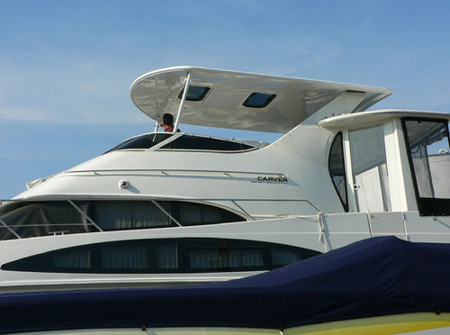 Bimini-Top für Boot - HILINE TOWERS - Atlantic Towers - für Flybridge / starr