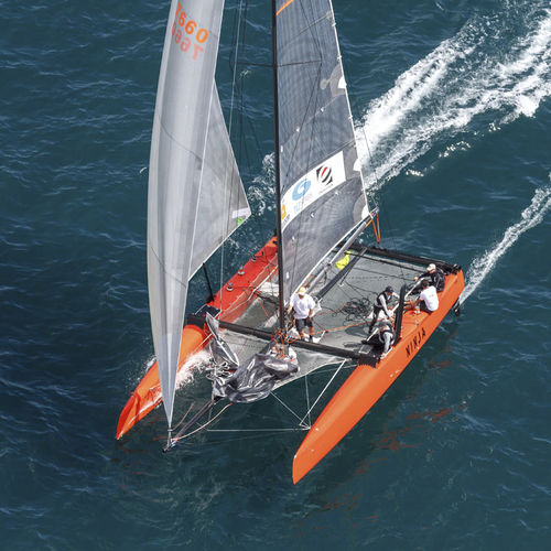 Katamaran - Ninja - Lloyd Stevenson Boat Builders - Regatta / Carbon / Bugspriet