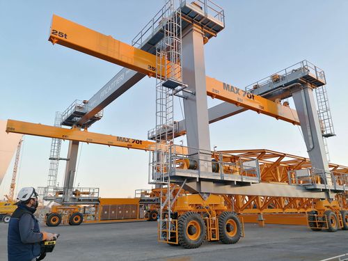 Kran für Werft - CIMOLAI TECHNOLOGY SPA