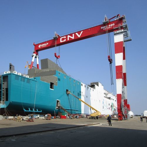 Kran für Werft - RGC 320 - CIMOLAI TECHNOLOGY SPA - Portal / schienenmontiert