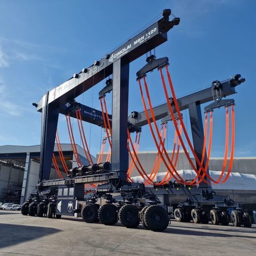 Ferngesteuerter Travellift - MBH 1120 - CIMOLAI TECHNOLOGY SPA - mit Allradlenkung / für Schwerlasten / U-förmig