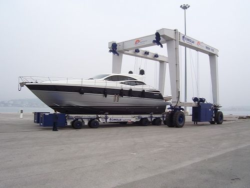 Anhänger für Schwerlasttransporte - MBT 120 - CIMOLAI TECHNOLOGY SPA - für Werft / mit Eigenantrieb