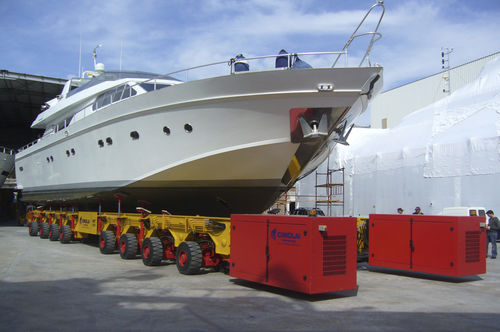 Anhänger für Schwerlasttransporte - MBT 200 - CIMOLAI TECHNOLOGY SPA - für Werft / hydraulisch / mit Eigenantrieb