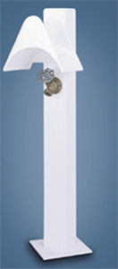 Wasserversorgungssäule - International Dock Products, Inc. - für Steg / Aluminium / mit Schlauchaufroller