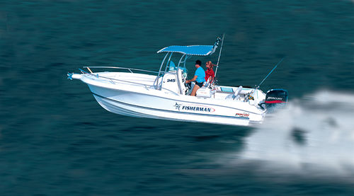 Offenes Boot / Außenborder - 245 - FIBRAFORT BOATS BRAZIL - mit Mittelkonsole / Sportfischer