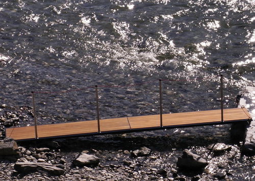 Gangway für Boot - POROS - SWISS CARBON Marine Systems - für Yacht / für Segelboot / schwenkbar