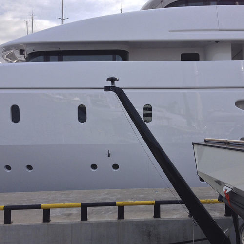 Fahnenhalter für Yacht - SL - SWISS CARBON Marine Systems - Carbon