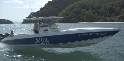 Express-Cruiser / Außenborder - X2K  - North Sea Boats - zweimotorig / Open / mit Mittelkonsole